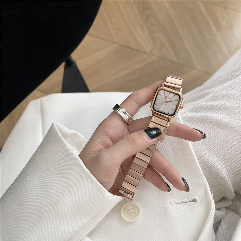 Women's Retro Literary Blue Simple Fashion Temperament Women's Watch