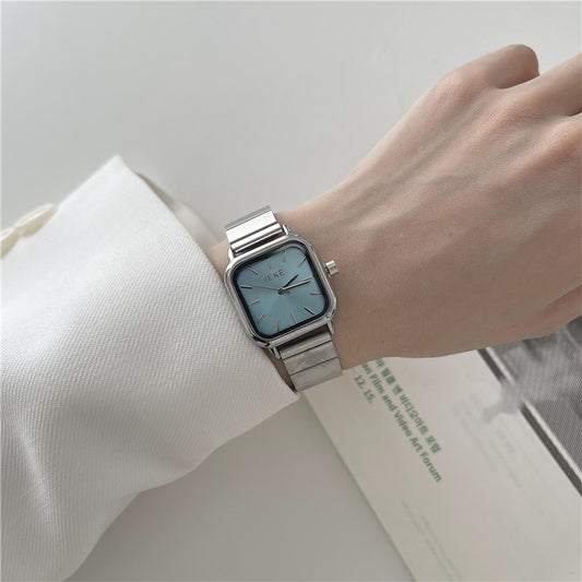 Women&#039;s Retro Literary Blue Simple Fashion Temperament Women&#039;s Watch