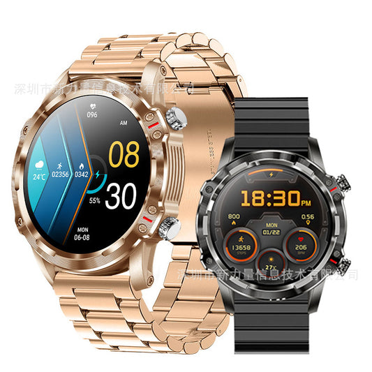 Smart Watch Bluetooth Call 1.32 Inch Round Screen Heart Rate Blood Oxygen Sleep Monitoring Music Camera Watch