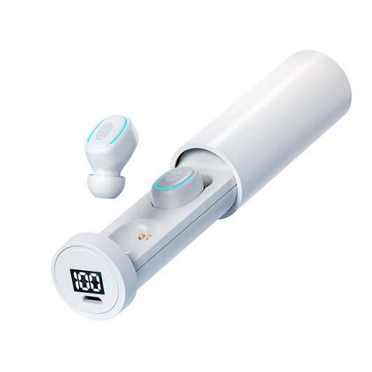 New TWS Chimney Real Wireless Bluetooth 5.3 Headset Intelligent Digital Display Long Endurance Binaural Sports Bluetooth Headset